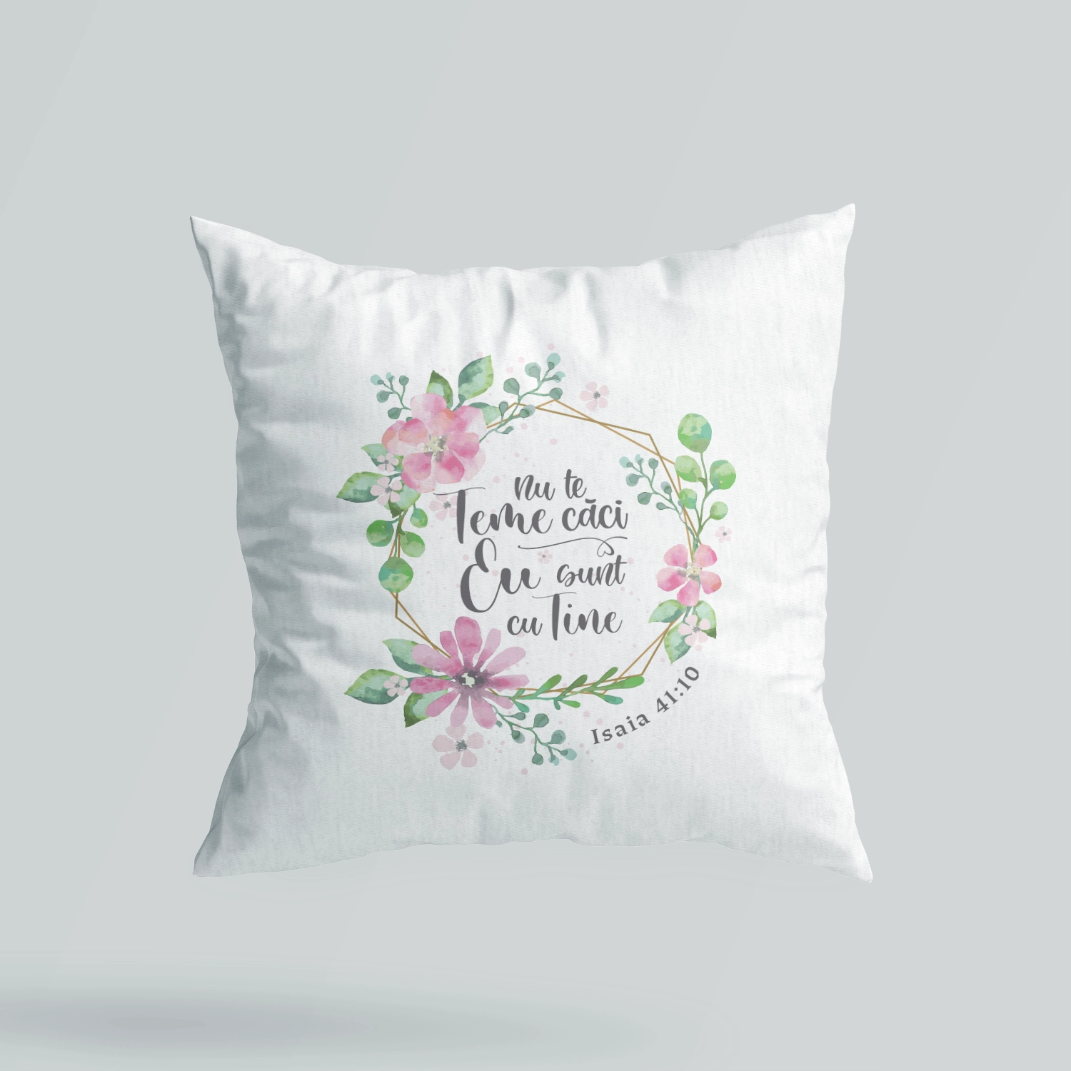 Perna cadou crestin cu verset din Biblie Nu te teme - Isaia 41:10